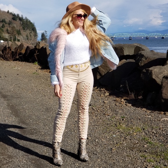 Pants LACE UP FRONT PANTS - Picture 3 of 4